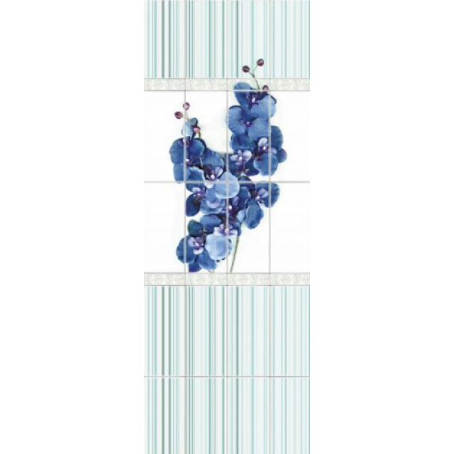 Панель ПВХ Vox Орхидея голубая деко